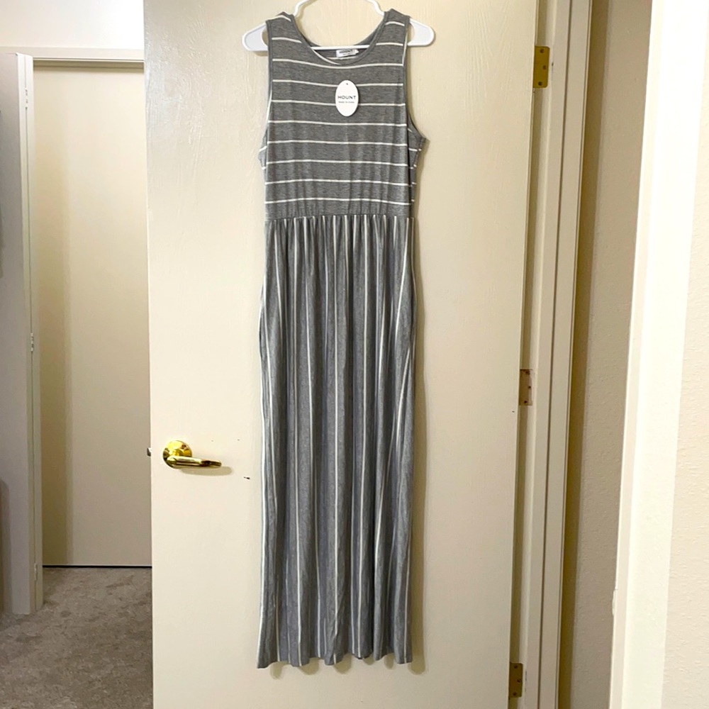 Sleeveless cotton maxi dress Size M
